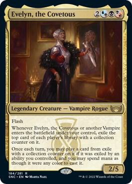 Evelyn, the Covetous card from Streets of New Capenna