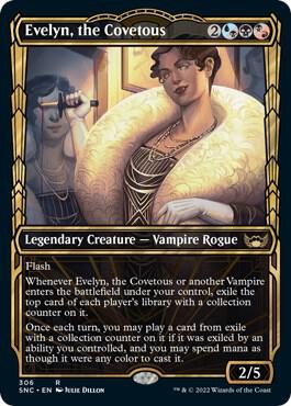 Evelyn, the Covetous (Showcase) card from Streets of New Capenna