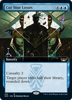 Cut Your Losses (Extended Art) card from Streets of New Capenna