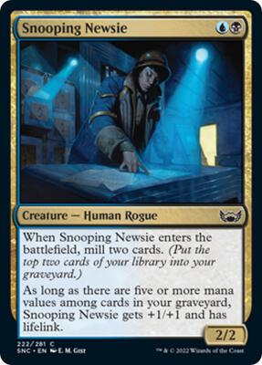 Snooping Newsie card from Streets of New Capenna