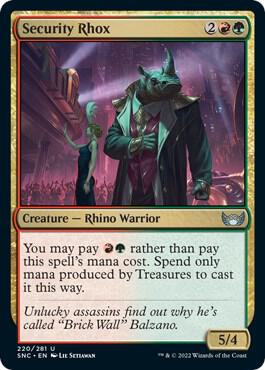 Security Rhox card from Streets of New Capenna