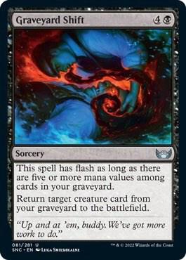 Graveyard Shift card from Streets of New Capenna