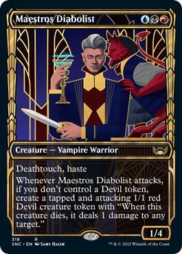 Maestros Diabolist (Showcase) card from Streets of New Capenna