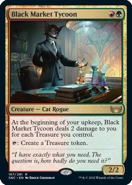 Black Market Tycoon card from Streets of New Capenna