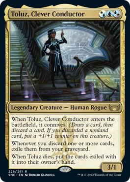 Toluz, Clever Conductor card from Streets of New Capenna