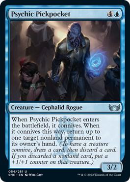 Psychic Pickpocket card from Streets of New Capenna