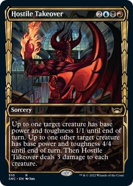 Hostile Takeover (Showcase) card from Streets of New Capenna