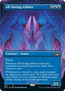 All-Seeing Arbiter (Borderless) card from Streets of New Capenna