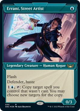 Errant, Street Artist (Showcase) (Foil Etched) card from Streets of New Capenna