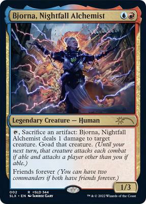Bjorna, Nightfall Alchemist card from SLX Cards