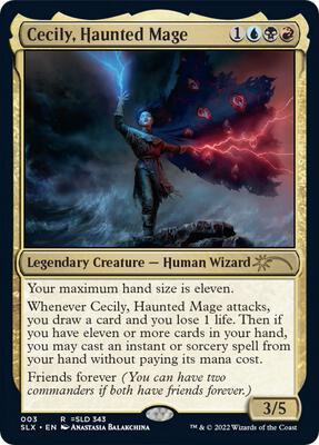 Cecily, Haunted Mage card from SLX Cards