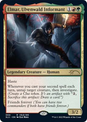 Elmar, Ulvenwald Informant card from SLX Cards
