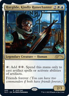 Hargilde, Kindly Runechanter card from SLX Cards