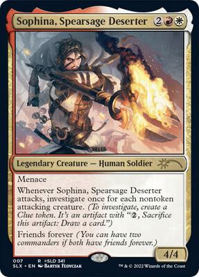 Sophina, Spearsage Deserter card from SLX Cards