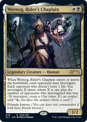 Wernog, Rider's Chaplain card from SLX Cards