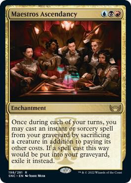 Maestros Ascendancy card from Streets of New Capenna