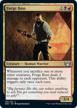 Forge Boss card from Streets of New Capenna