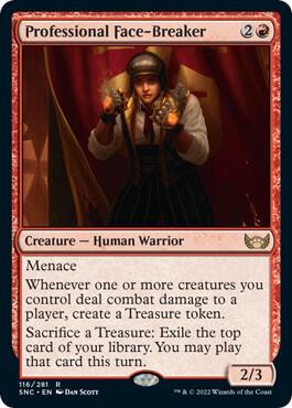 Professional Face-Breaker card from Streets of New Capenna