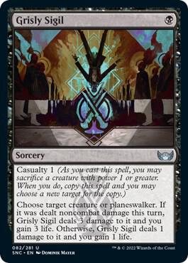 Grisly Sigil card from Streets of New Capenna