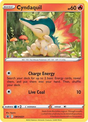 Cyndaquil - SWSH221 card from SWSH: Sword & Shield Promo Cards