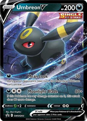 Umbreon V - SWSH203 card from SWSH: Sword & Shield Promo Cards