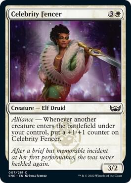 Celebrity Fencer card from Streets of New Capenna