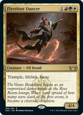 Fleetfoot Dancer card from Streets of New Capenna