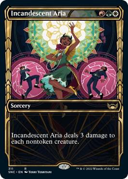 Incandescent Aria (Showcase) card from Streets of New Capenna