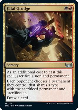 Fatal Grudge card from Streets of New Capenna