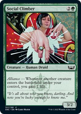 Social Climber card from Streets of New Capenna