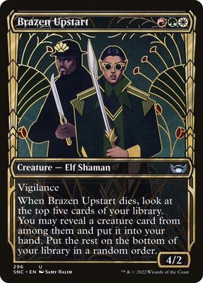 Brazen Upstart (Showcase) card from Streets of New Capenna