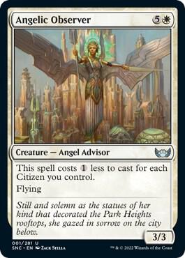 Angelic Observer card from Streets of New Capenna