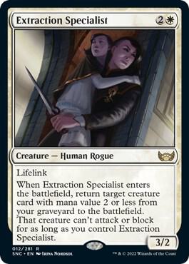 Extraction Specialist card from Streets of New Capenna