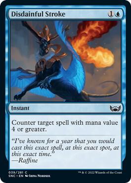 Disdainful Stroke card from Streets of New Capenna