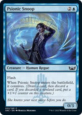 Psionic Snoop card from Streets of New Capenna