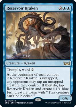 Reservoir Kraken card from Streets of New Capenna