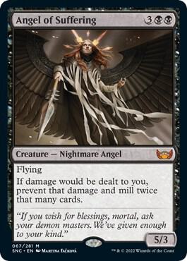 Angel of Suffering card from Streets of New Capenna