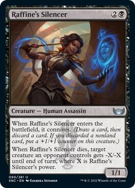Raffine's Silencer card from Streets of New Capenna