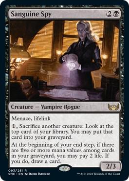 Sanguine Spy card from Streets of New Capenna