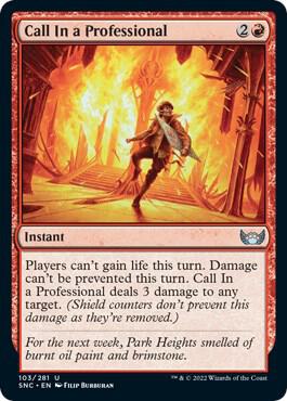 Call In a Professional card from Streets of New Capenna