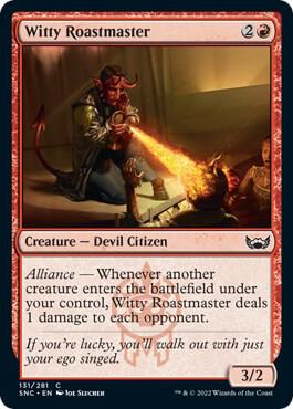 Witty Roastmaster card from Streets of New Capenna