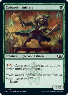 Cabaretti Initiate card from Streets of New Capenna
