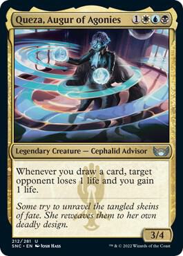 Queza, Augur of Agonies card from Streets of New Capenna