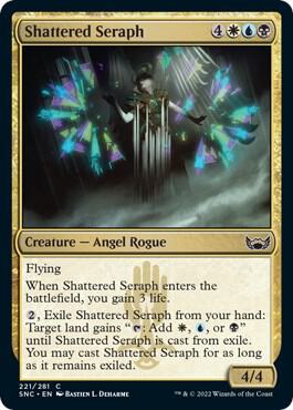 Shattered Seraph card from Streets of New Capenna