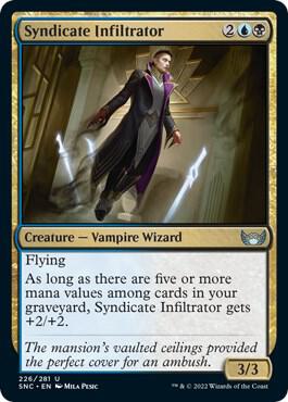 Syndicate Infiltrator card from Streets of New Capenna