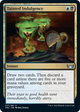 Tainted Indulgence card from Streets of New Capenna