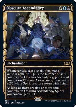 Obscura Ascendancy (Showcase) card from Streets of New Capenna