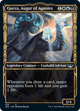 Queza, Augur of Agonies (Showcase) card from Streets of New Capenna