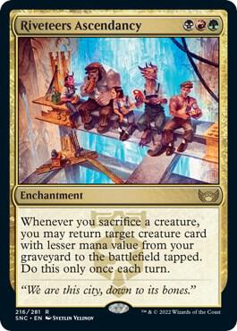 Riveteers Ascendancy card from Streets of New Capenna