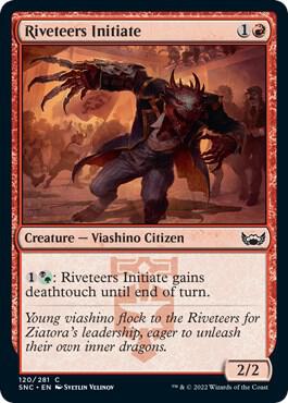 Riveteers Initiate card from Streets of New Capenna